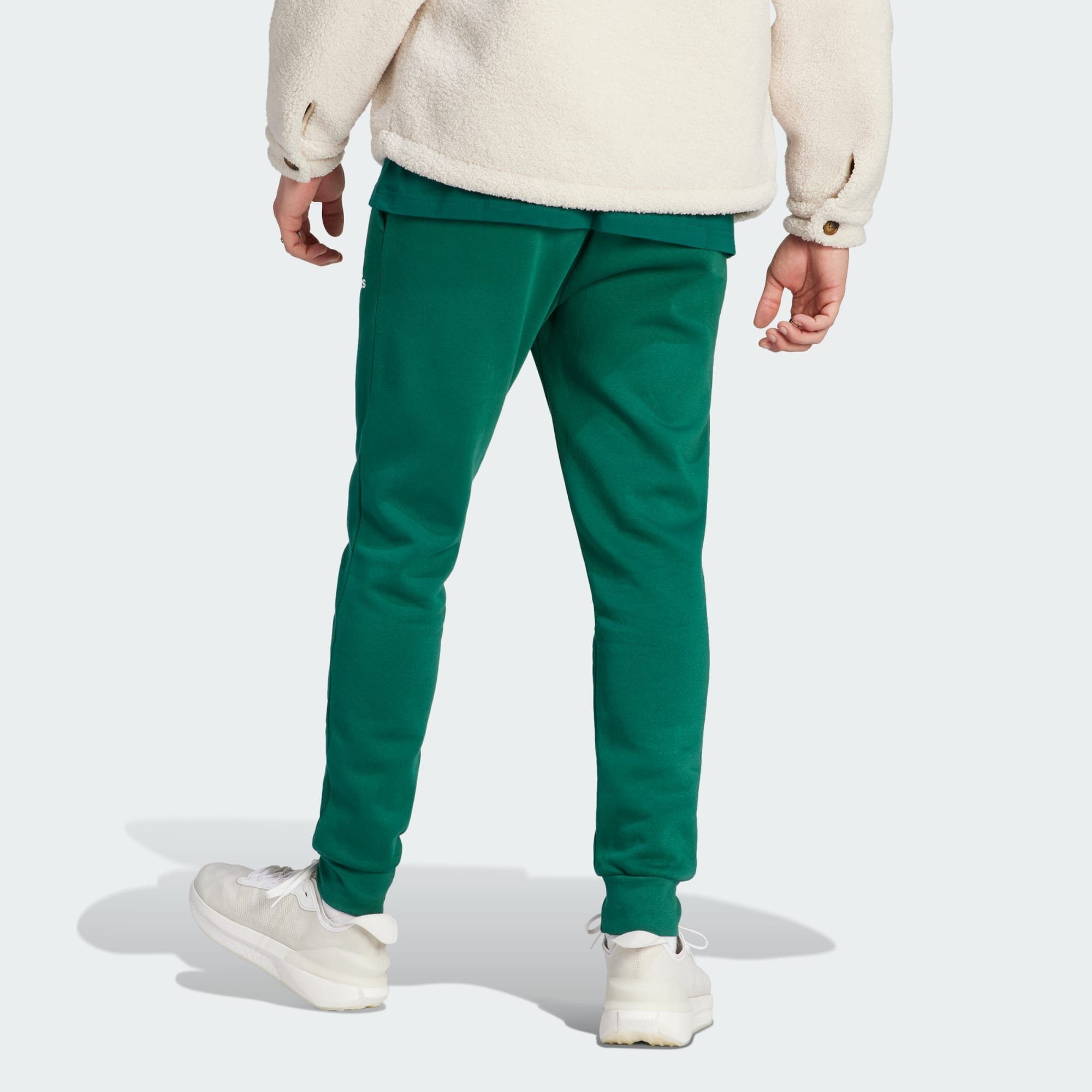 Green TAPERED REGULAR Collegiate adidas FLEECE HOSE Jogginghose ESSENTIALS Sportswear