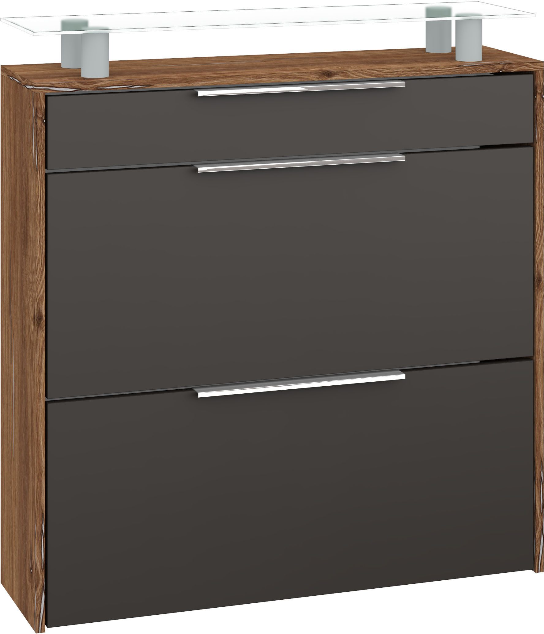 borchardt Möbel Schuhschrank Oliva Breite 89 cm, hängend, mit 2 Doppeltrommel und 1 Schubkasten