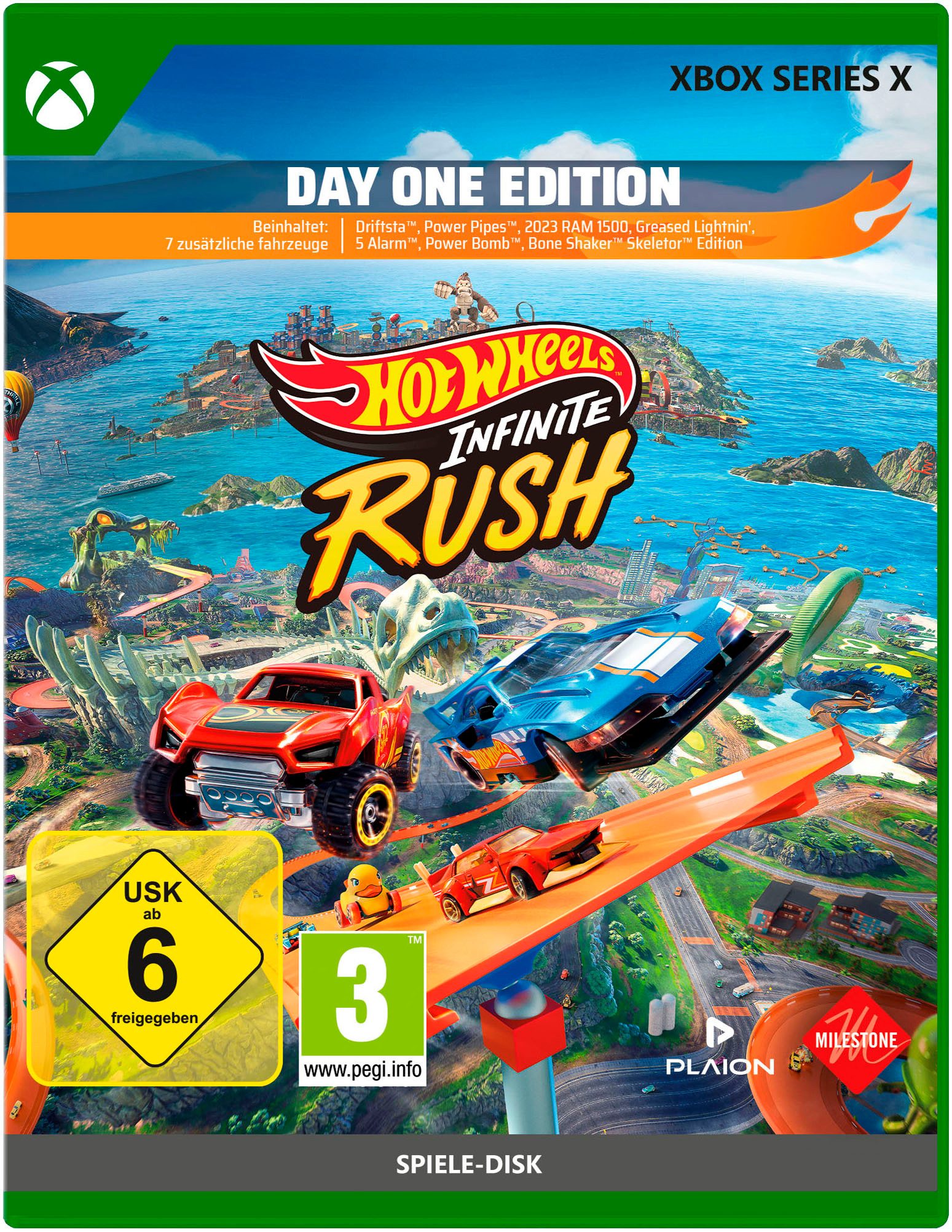 Hot Wheels Infinite Rush Day One Edition (Blu-ray Disc), Xbox Series X