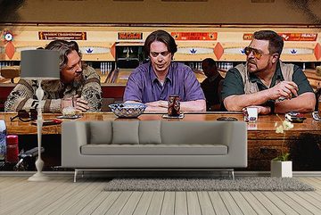 WandbilderXXL Fototapete Big Lebowski, glatt, Fernseheroptik, Retro, Vliestapete, hochwertiger Digitaldruck, in verschiedenen Größen