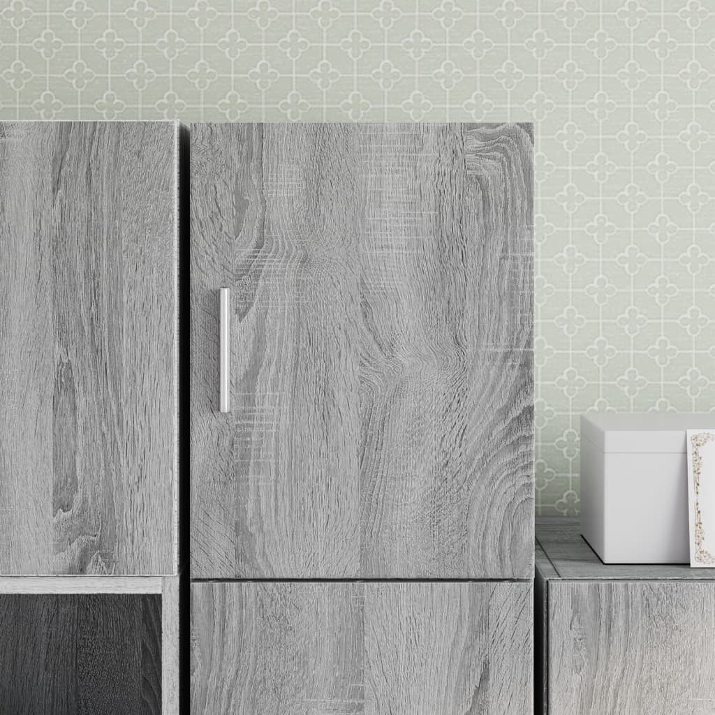 vidaXL Hängeschrank Wandschrank Grau Sonoma 30x42,5x40 günstig online kaufen