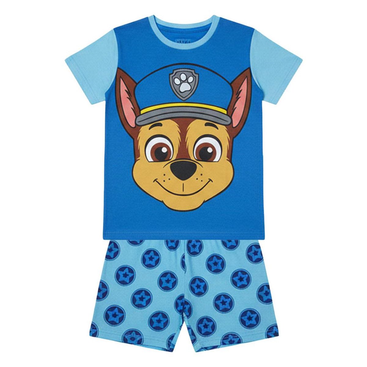 PAW PATROL Pyjama Kinder Schlafanzug kurz Pyjama Set Sommer 100% Baumwolle (Packung)
