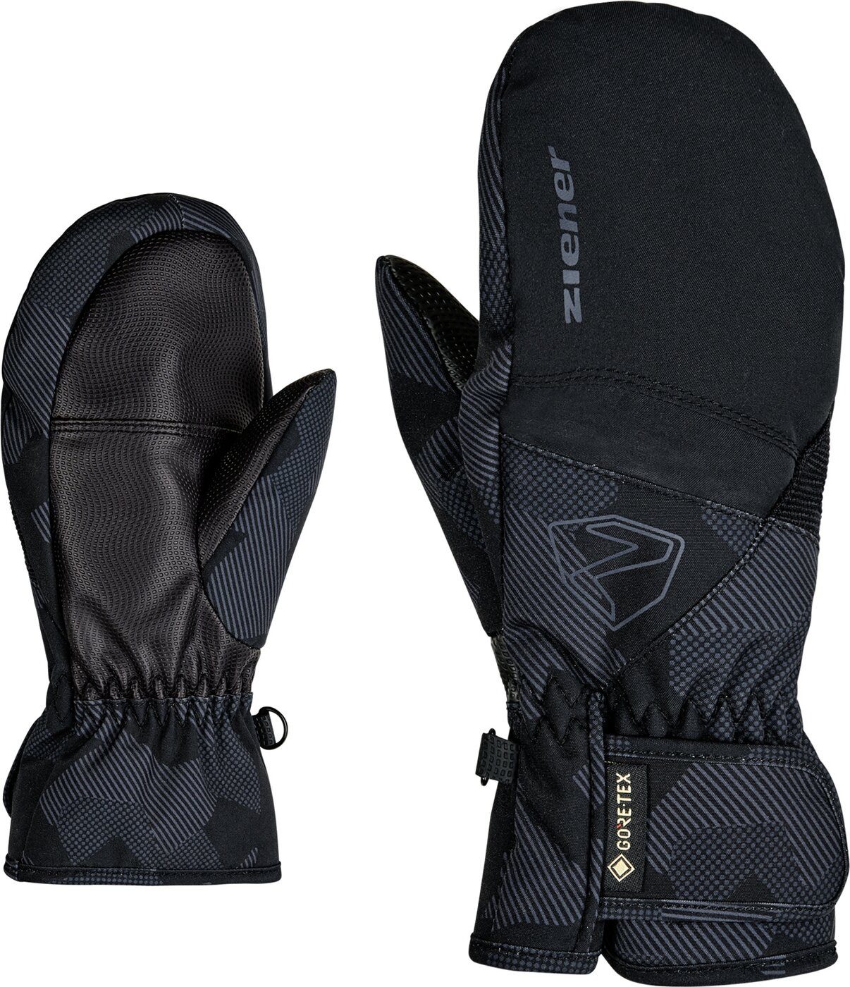Ziener Fäustlinge LEVIN-Z GTX MITTEN glove junior un BLACK.GRAY INK CAMO