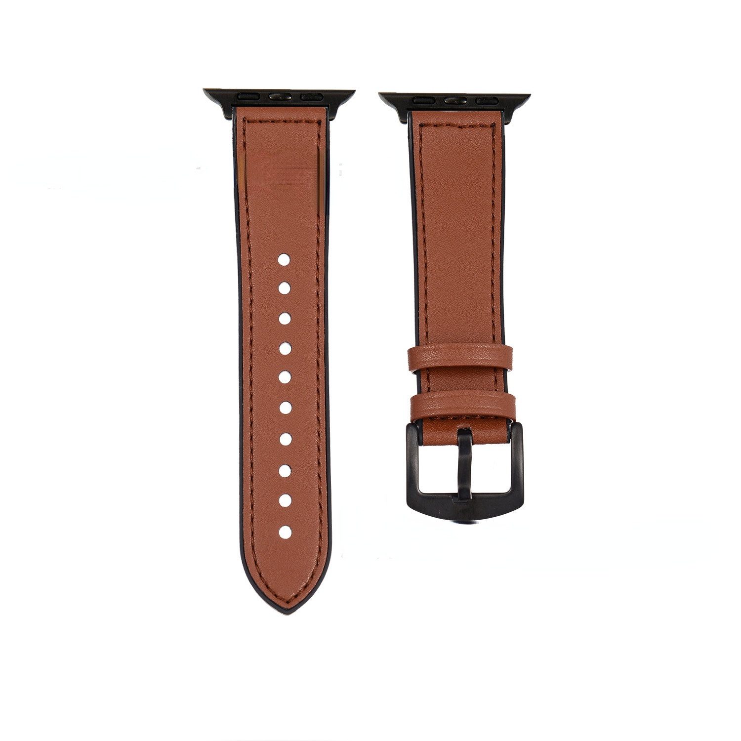 Blusmart Smartwatch-Armband Silikon-Lederarmband, Geeignet für Apple günstig online kaufen