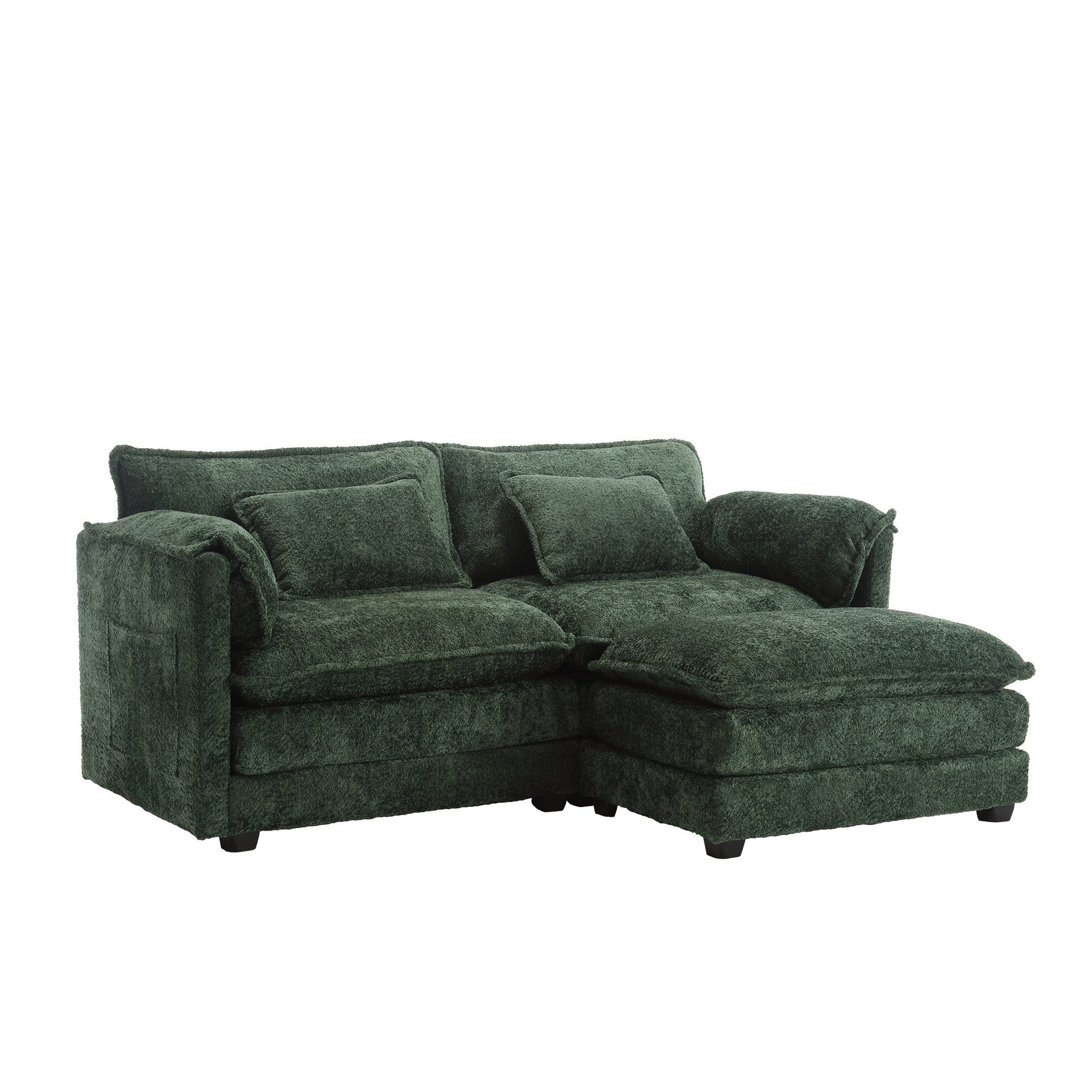 KLAM HOME Sofa Loungesofa Modernes 2-Sitzer-Sofa günstig online kaufen