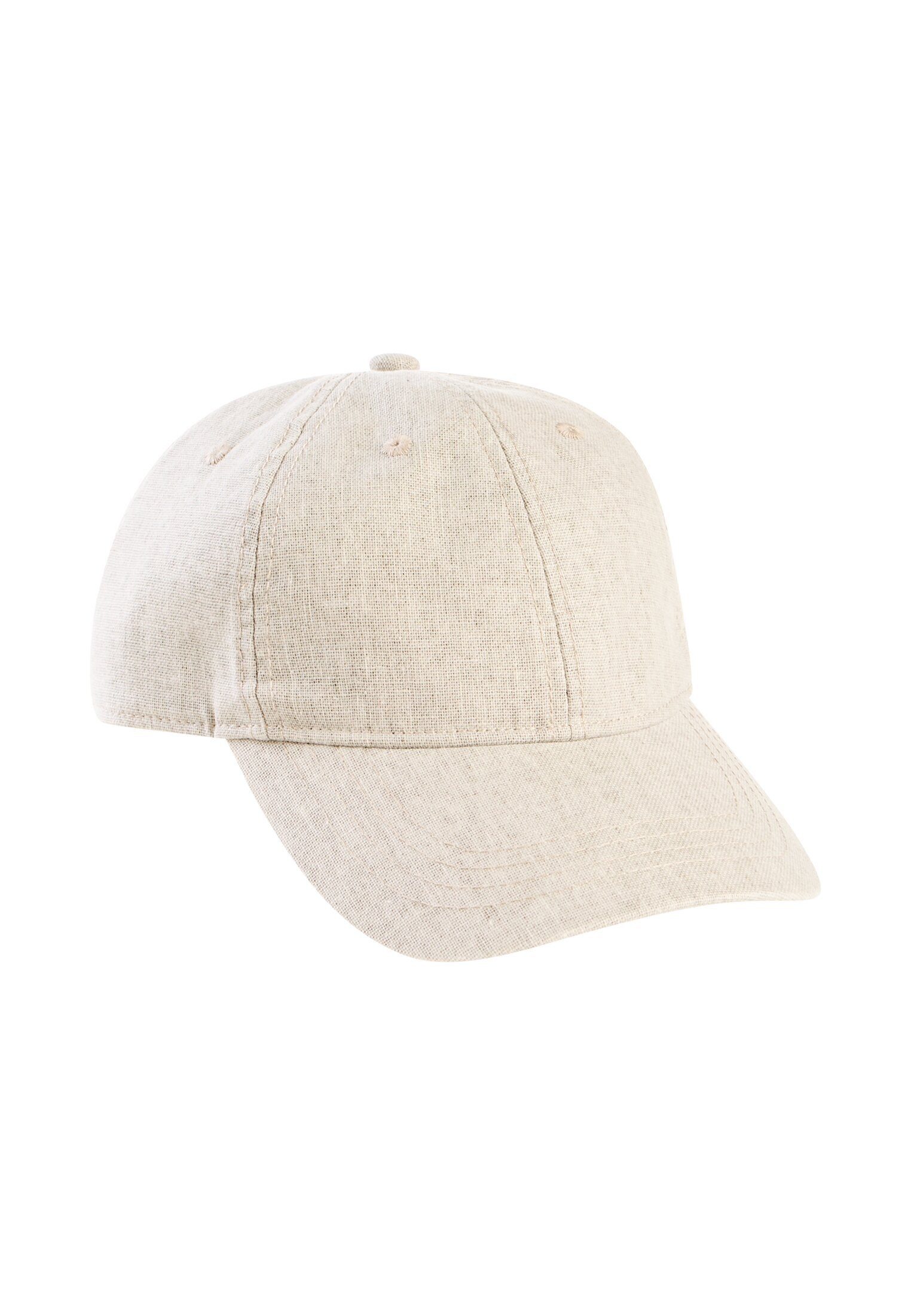 camel active Baseball Cap Cap aus Baumwoll-Leinen-Mix