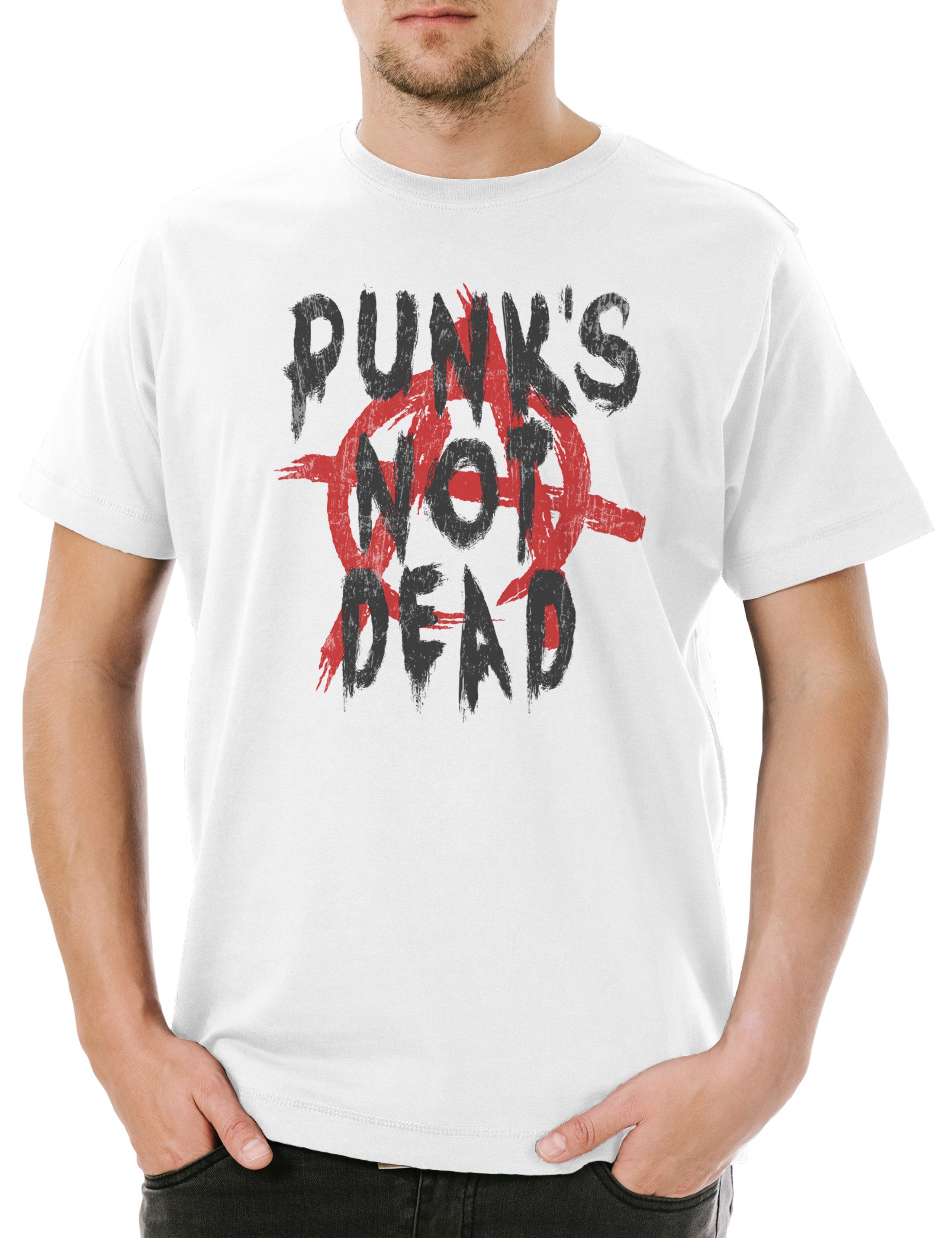 Urban Backwoods Print-Shirt Punk's Not Dead günstig online kaufen