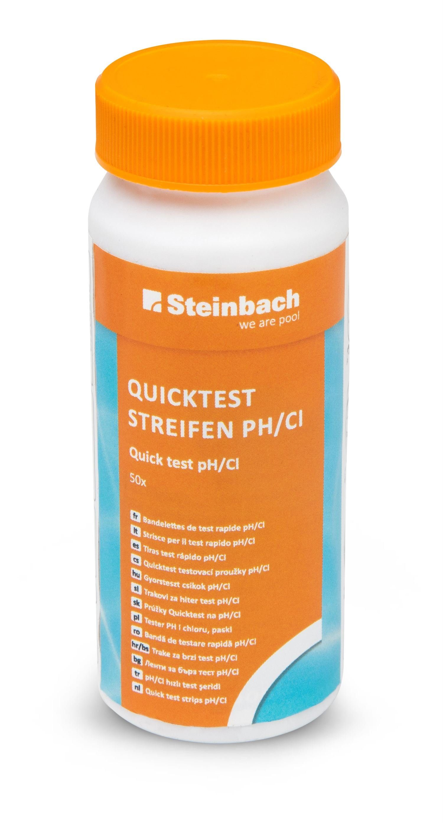 Pool-Filterkartusche Steinbach Quicktest Streifen pH/Cl 2022