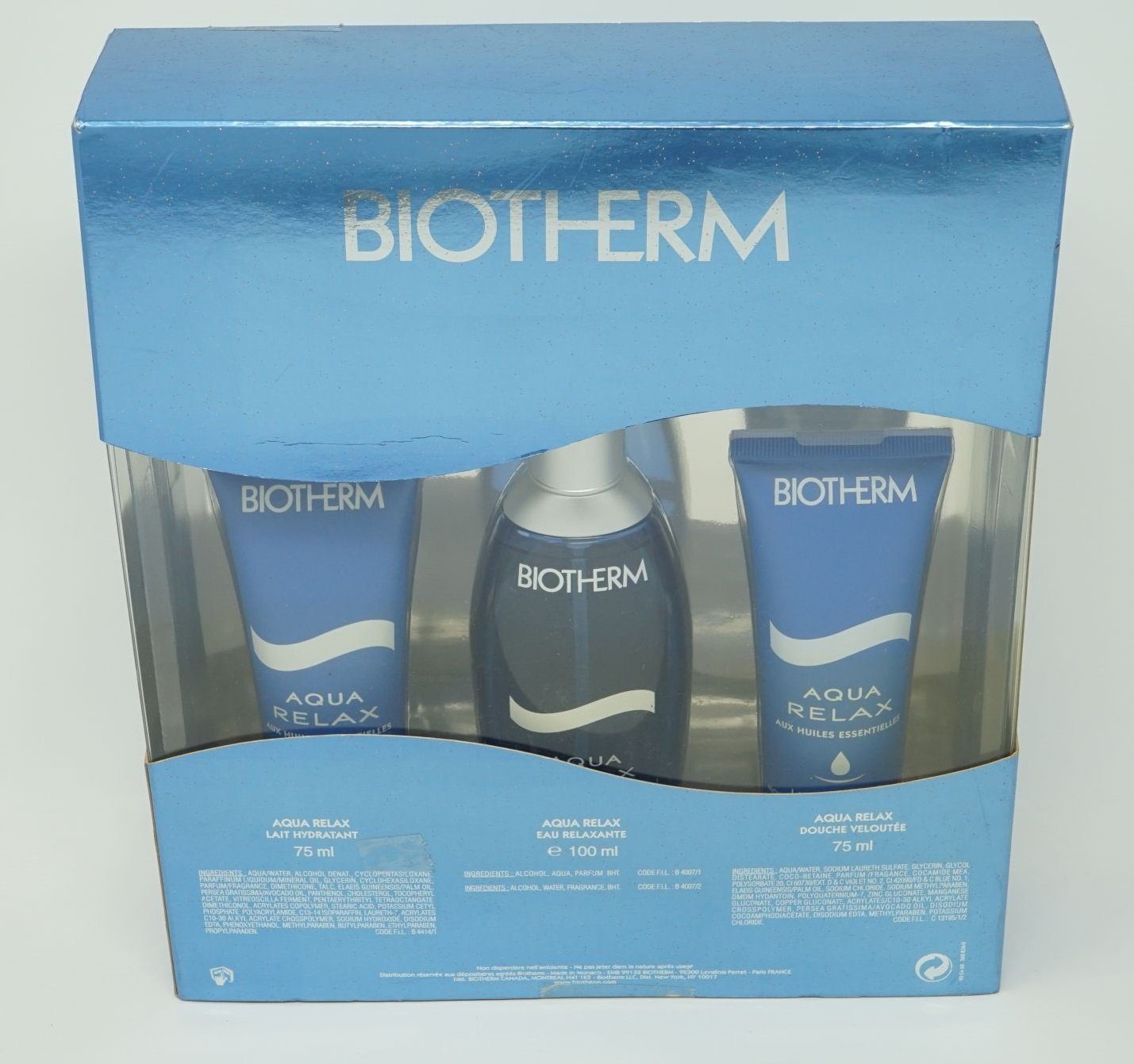 BIOTHERM Duft-Set Biotherm Aqua Relax 100ml spray + Body emulsion