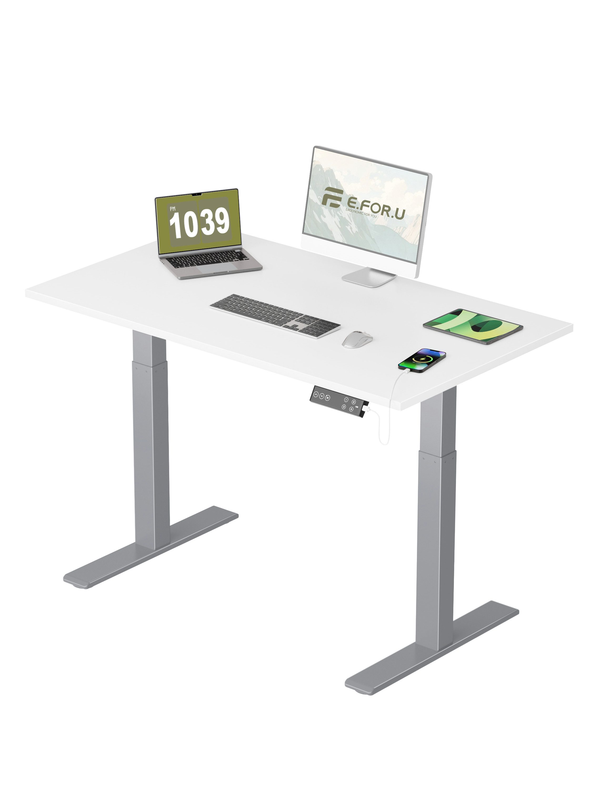 ERGOFINO Schreibtisch DT20LT höhenverstellbarer Schreibtisch (140x80 günstig online kaufen