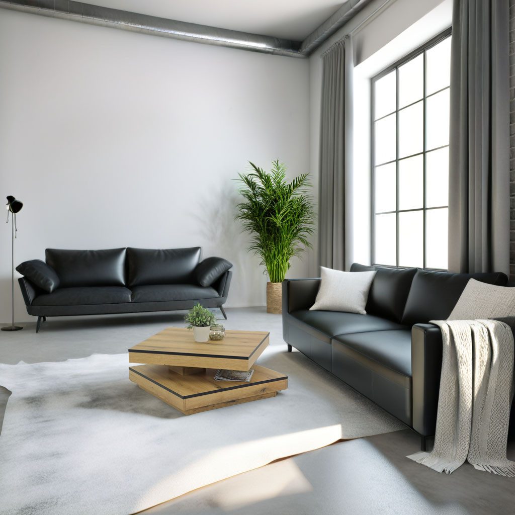 Home affaire Couchtisch BEN, mit drehbarer Platte günstig online kaufen