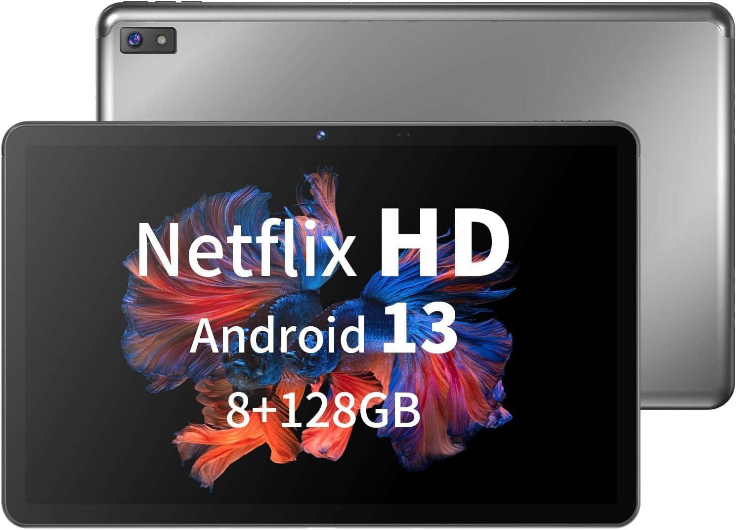 LincPlus T3 Tablet (10,36", 128 GB, Android 13, 2,4G+5G, Tablet 7000mAh 20W PD, 8+13MP Dual Kamera,Mediatek G99 HD IPS-Display)