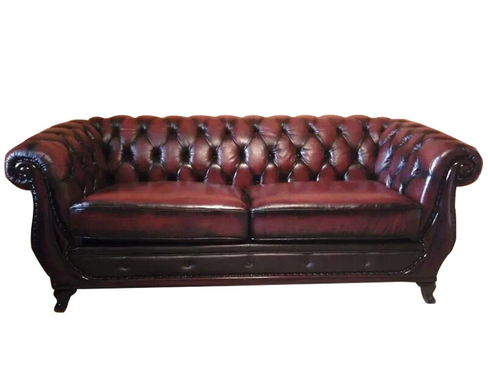 Salottini Chesterfield-Sofa Elite Chesterfield Manchester Sofagarnitur 3/1/1, 3 Teile, Handarbeit