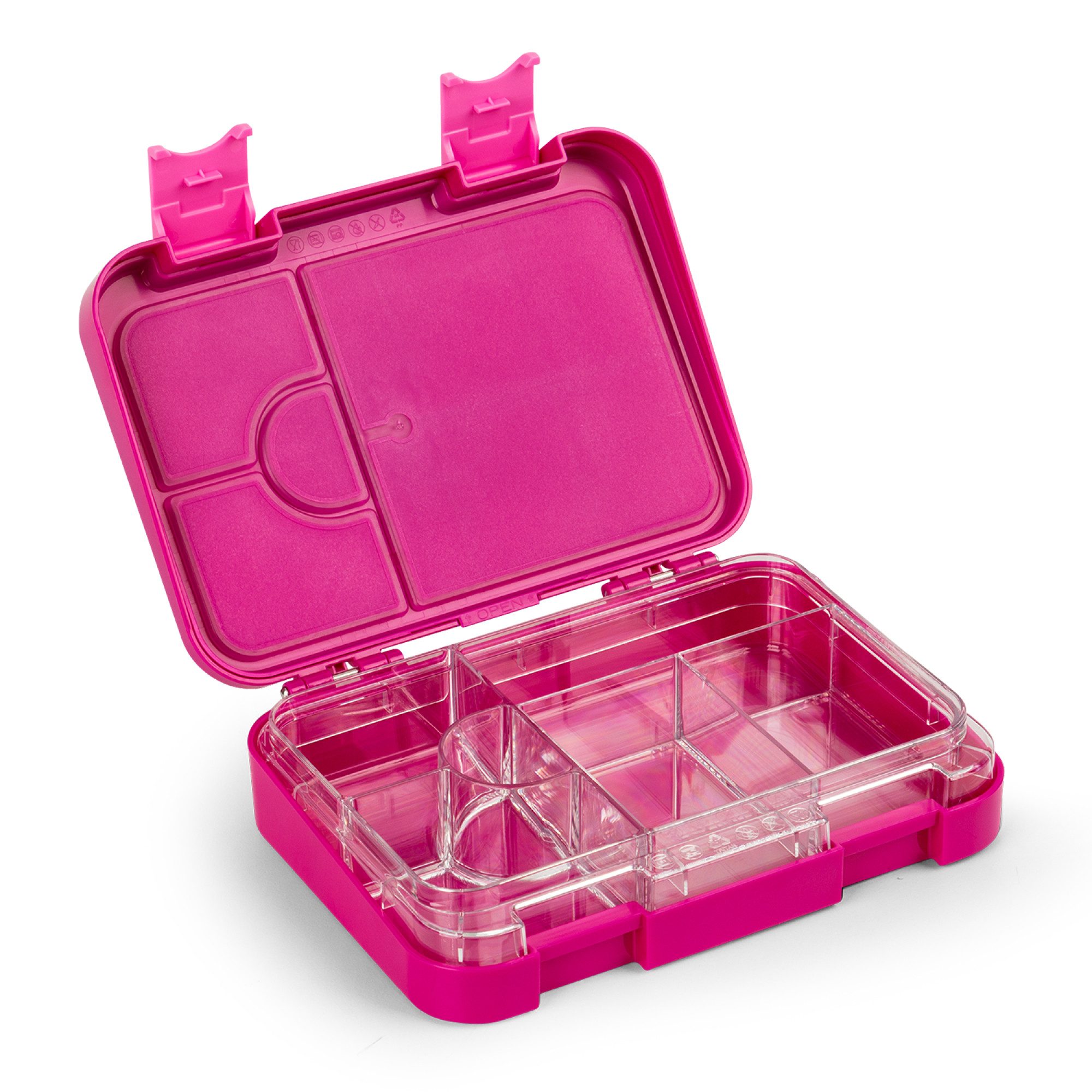 Klarstein Frischhaltedose junior Lunchbox Brotdose mit Fächern, Tritan, (Packung)