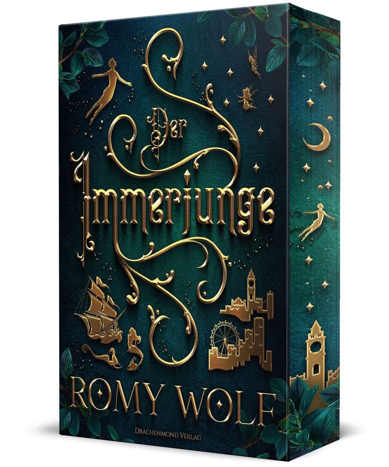 Jugendbuch Der Immerjunge Klappenbroschur mit Farbschnitt-Garantie Romy Wolf