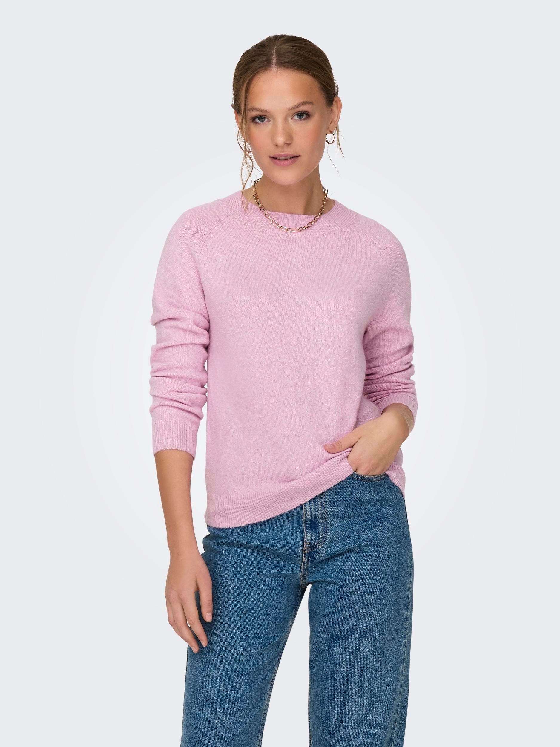 ONLY Rundhalspullover ONLRICA LIFE L/S PULLOVER günstig online kaufen