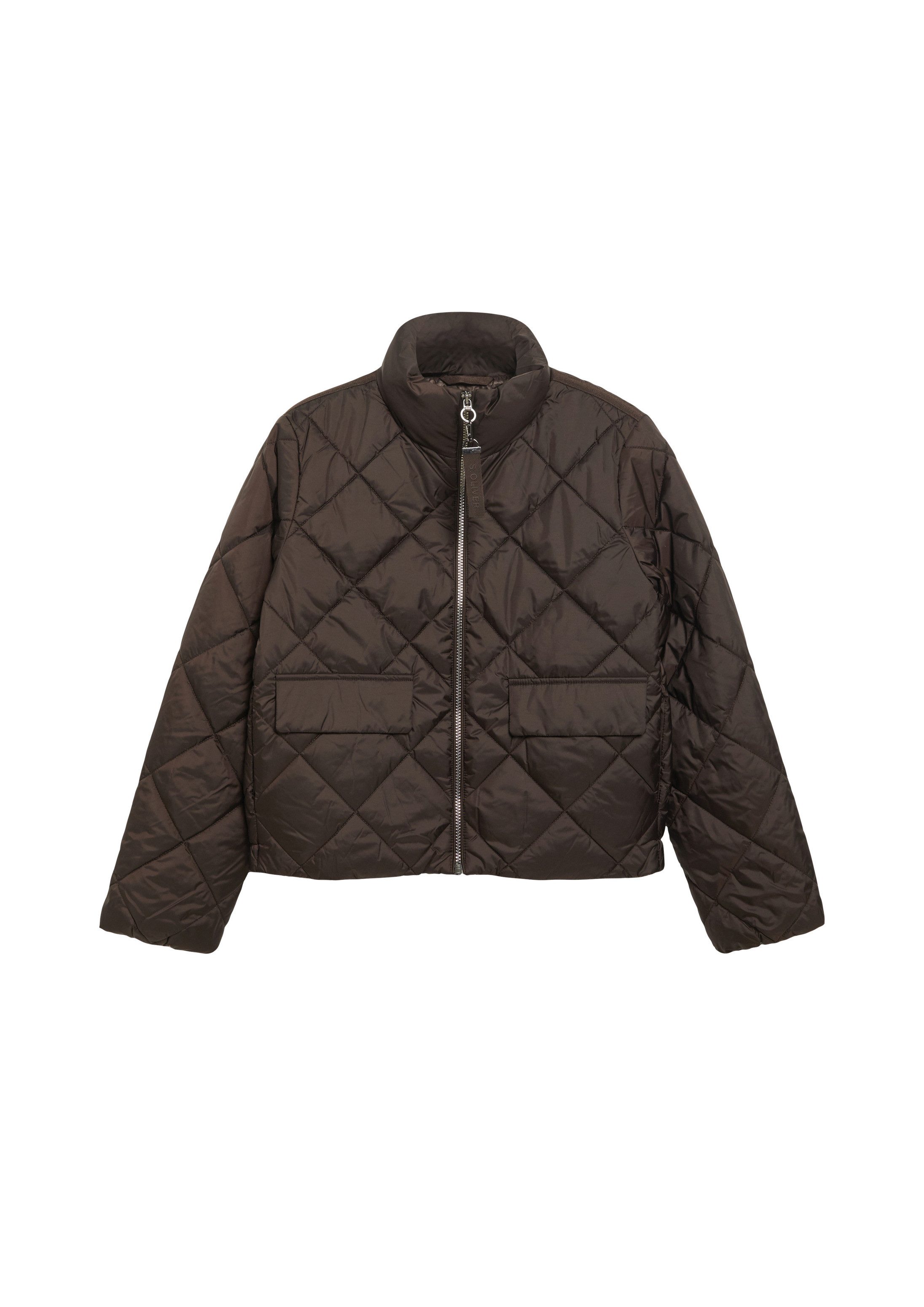 s.Oliver Funktionsjacke Outdoor-Jacke Leichte Steppjacke mit Stehkragen