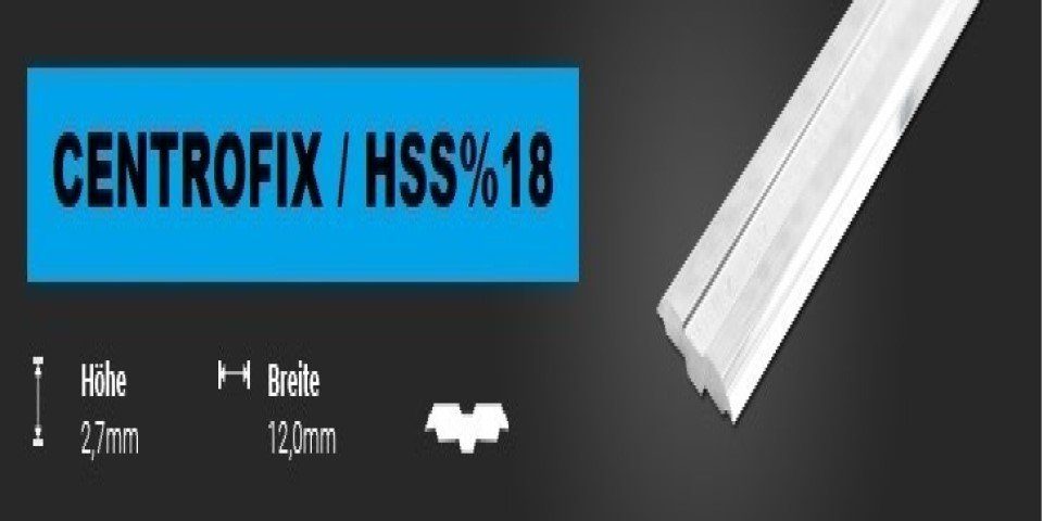 HSS%18 Hobelmesser Turmfalke CENTROFIX/CENTROSTAR Hobelmesser Sägen&Messer Wendemesser 420mm