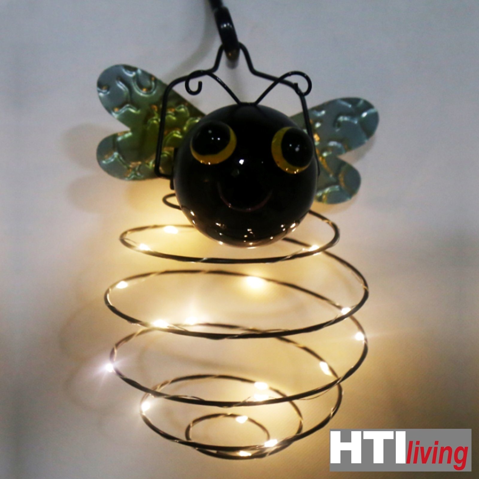 LED, / Biene HTI-Living Solarleuchte Soley, Marienkäfer Gartenleuchte Solarlicht Set Leuchtdeko LED