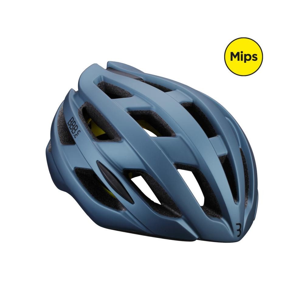 BBB Fahrradhelm BBB Helm Hawk MIPS M (54-58cm) matt heritage blau