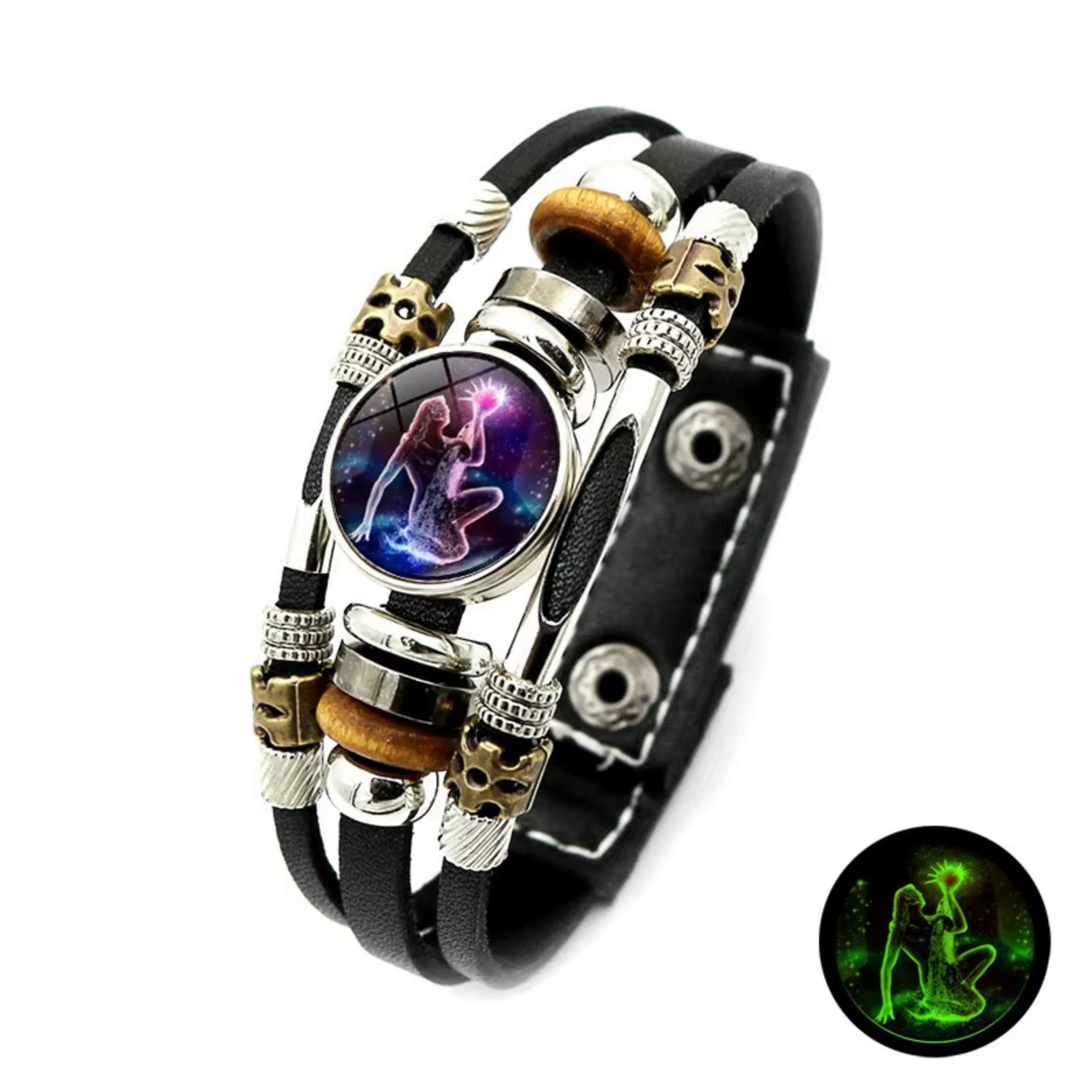 Stelby Armband mit Gravur Armband Sternzeichen Wassermann mit 3D Gravur im günstig online kaufen
