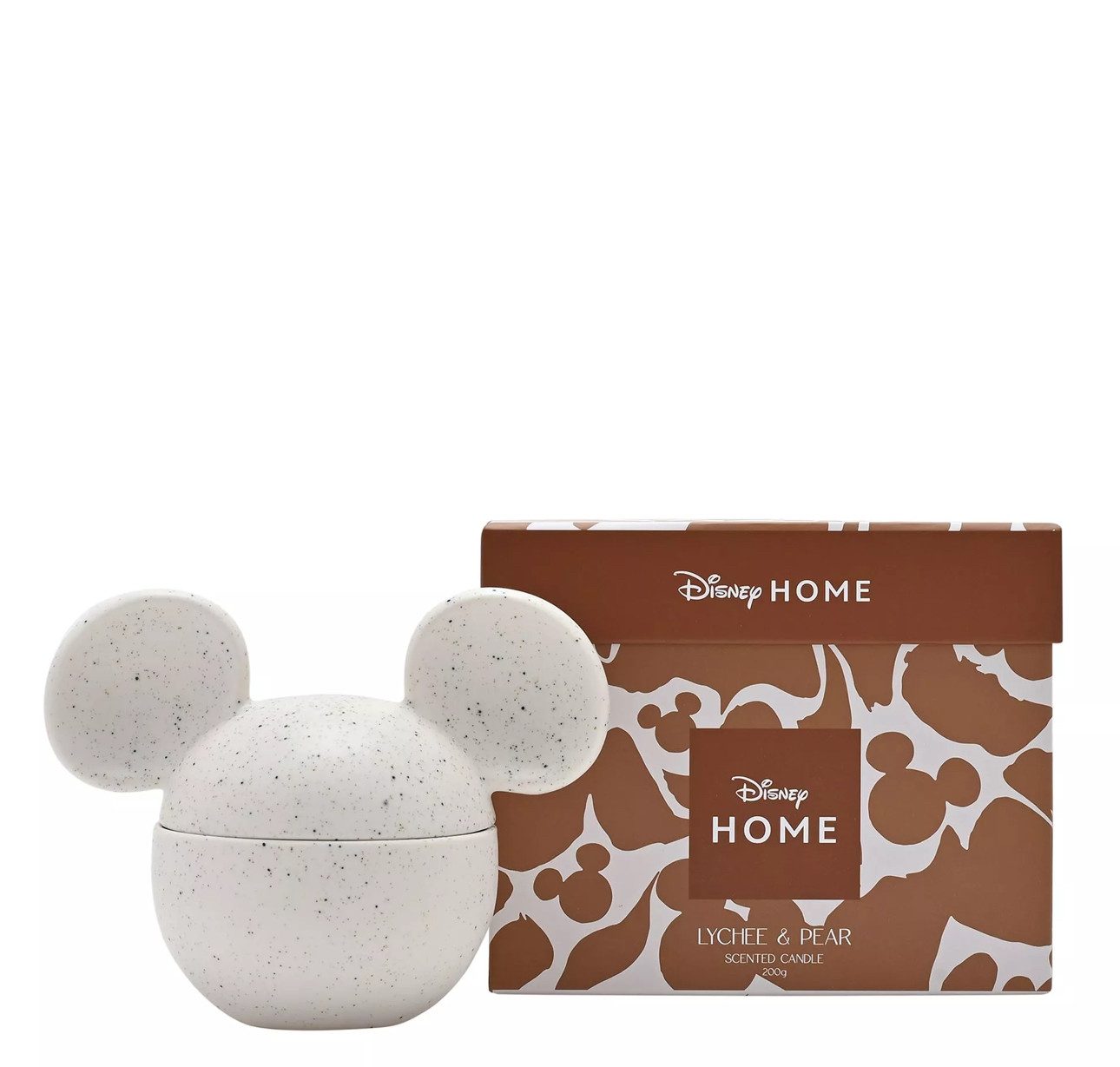 Disney Duftkerze weisse Keramik Mickey Maus 3D Duftkerze Lychee/Birne Disney Store