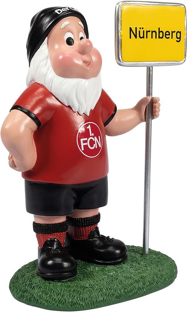 1. FC Nürnberg Gartenzwerg Zwerg Ortsschild