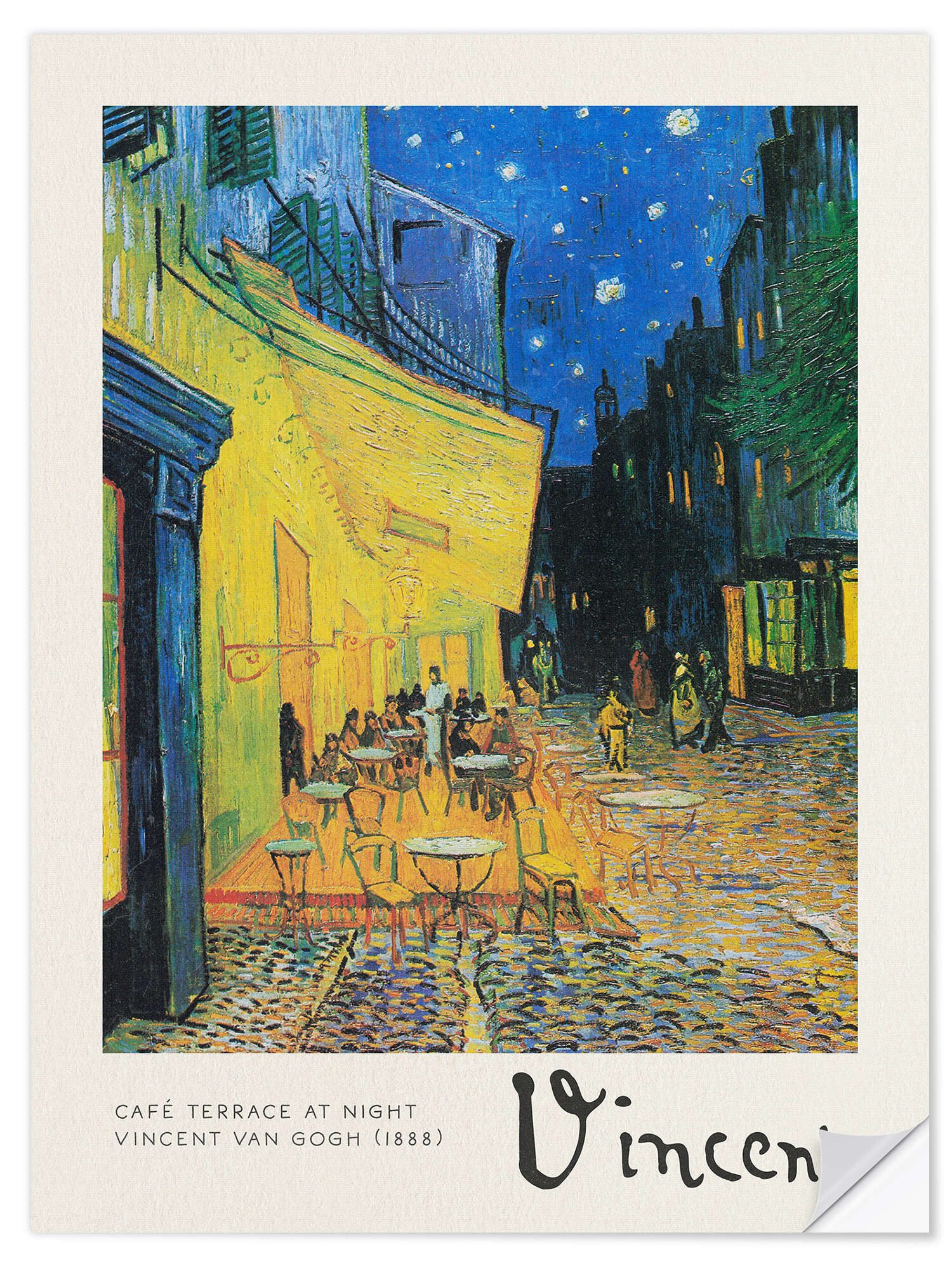 Posterlounge Poster Vincent van Gogh, Caféterrasse günstig online kaufen