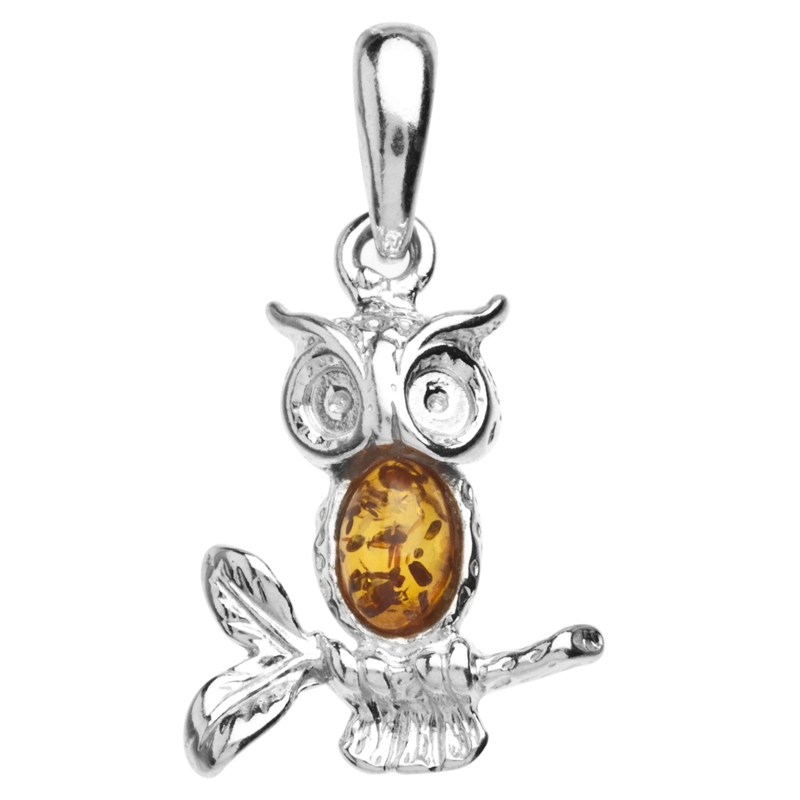 OSTSEE-SCHMUCK Kettenanhänger Ostsee-Schmuck Anhänger Eule Anhänger günstig online kaufen