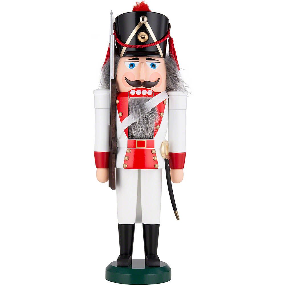 Nussknacker Grenadier, rot (39cm) Nussknacker von Seiffener Volkskunst