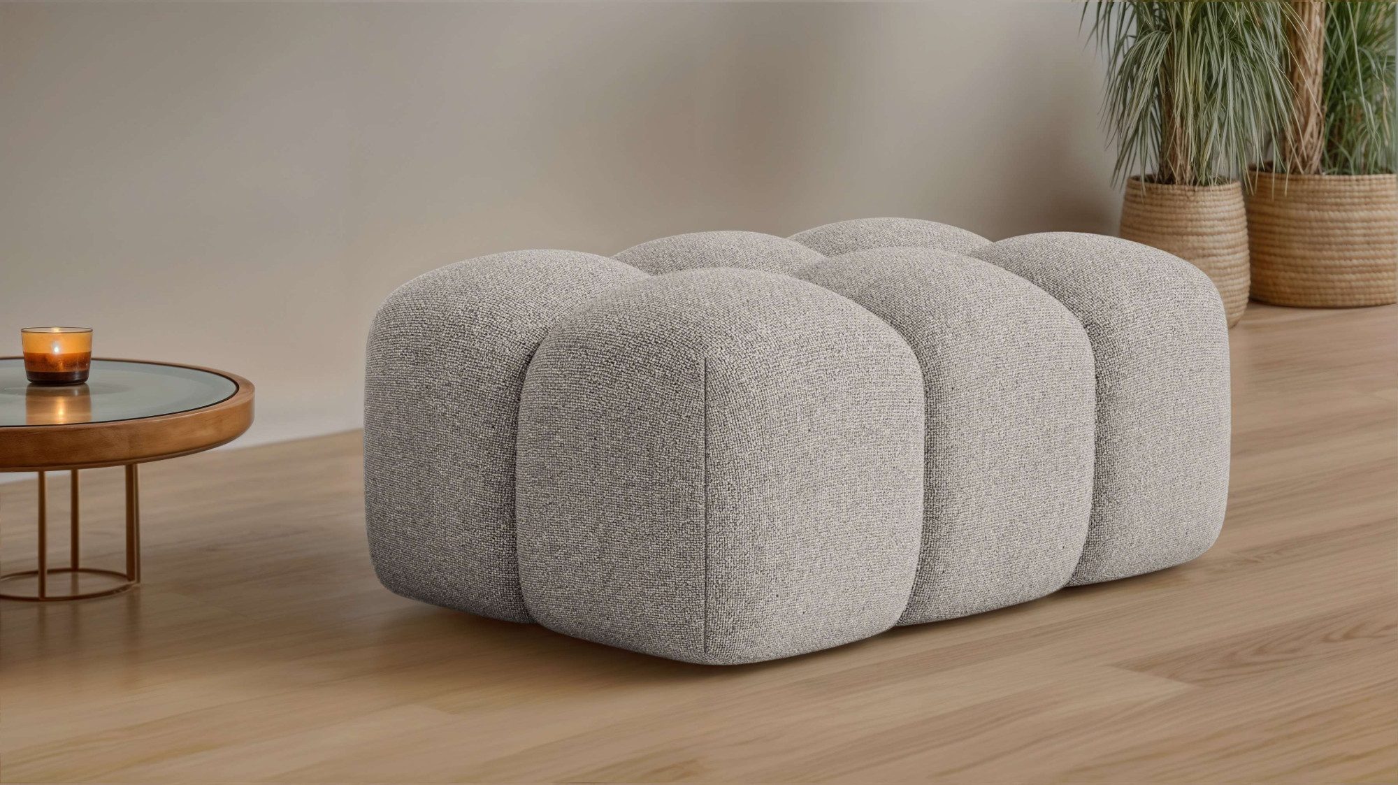 OTTO home Диван KALLIE Стулья, Bubble-Optik, Maße B/T/H: 90/60/44 cm, moderne Steppung, hoher Sitzkomfort und modernes Design