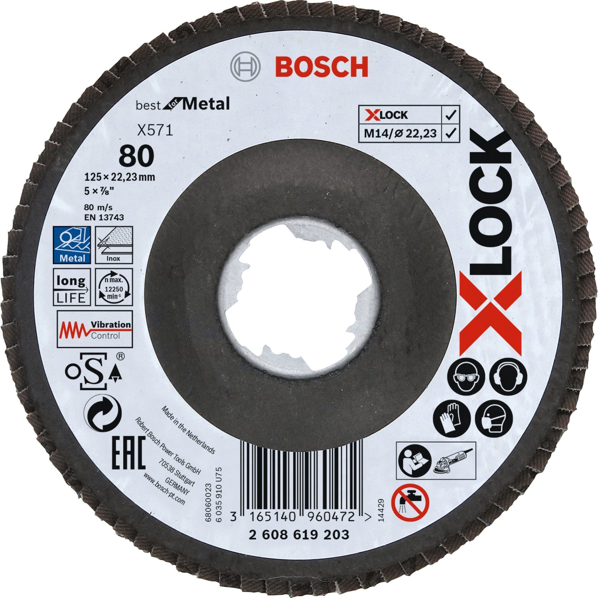 Bosch Fächerscheibe Schleifscheibe X-LOCK X571 BOSCH Best Professional