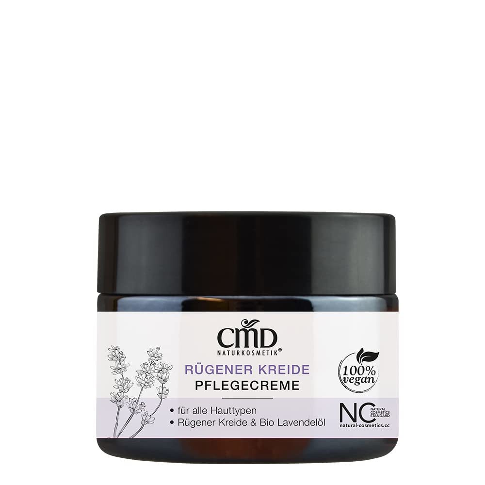 CMD Naturkosmetik Tagescreme Rügener Kreide Pflegecreme – Mattierende Gesichtspflege – Vegan