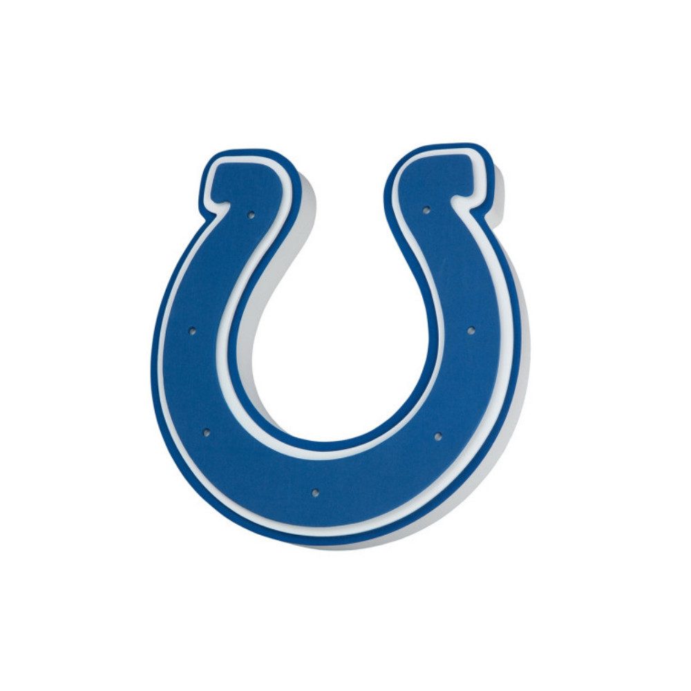 Indianapolis Colts Wanddekoobjekt Indianapolis Colts 3D FanFoam Super Size Wall Sign