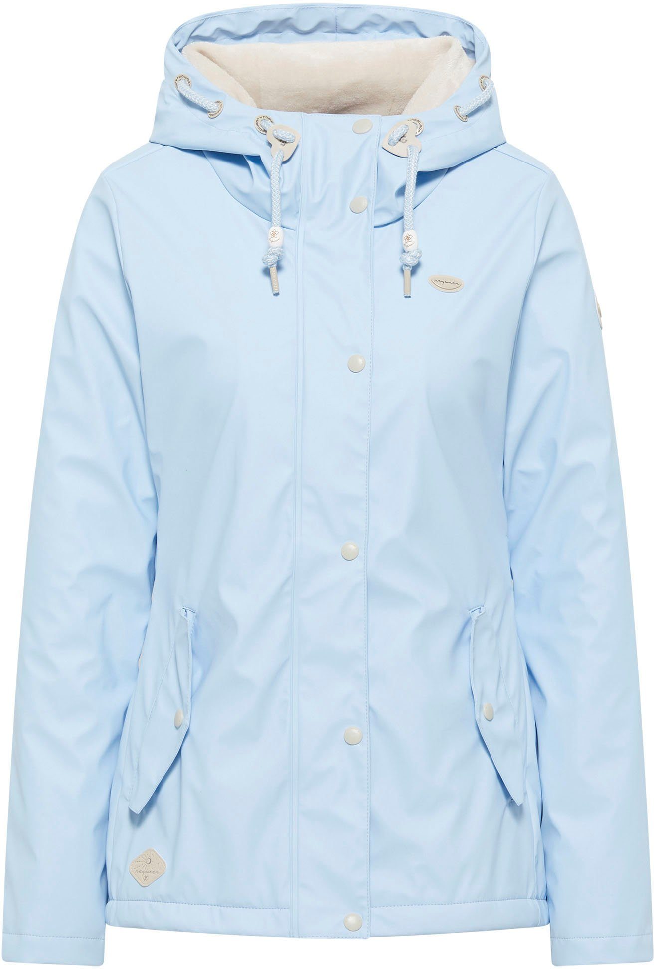 Ragwear Regenjacke Waterproof Fabric light 2042 MARGE blue