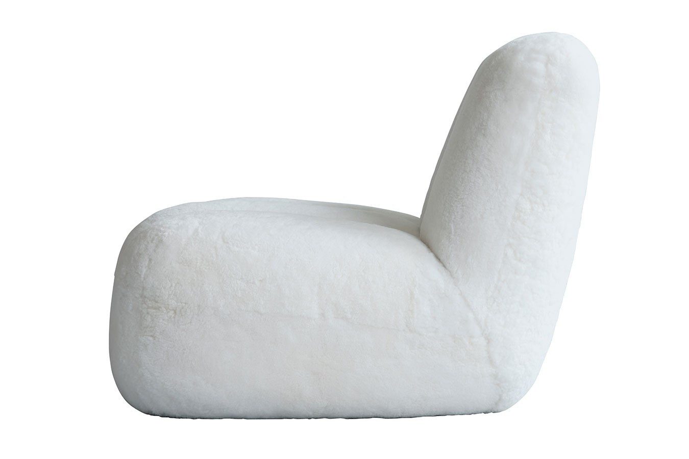 101 Copenhagen Ohrensessel Lounge Sessel Toe Sheepskin weiss