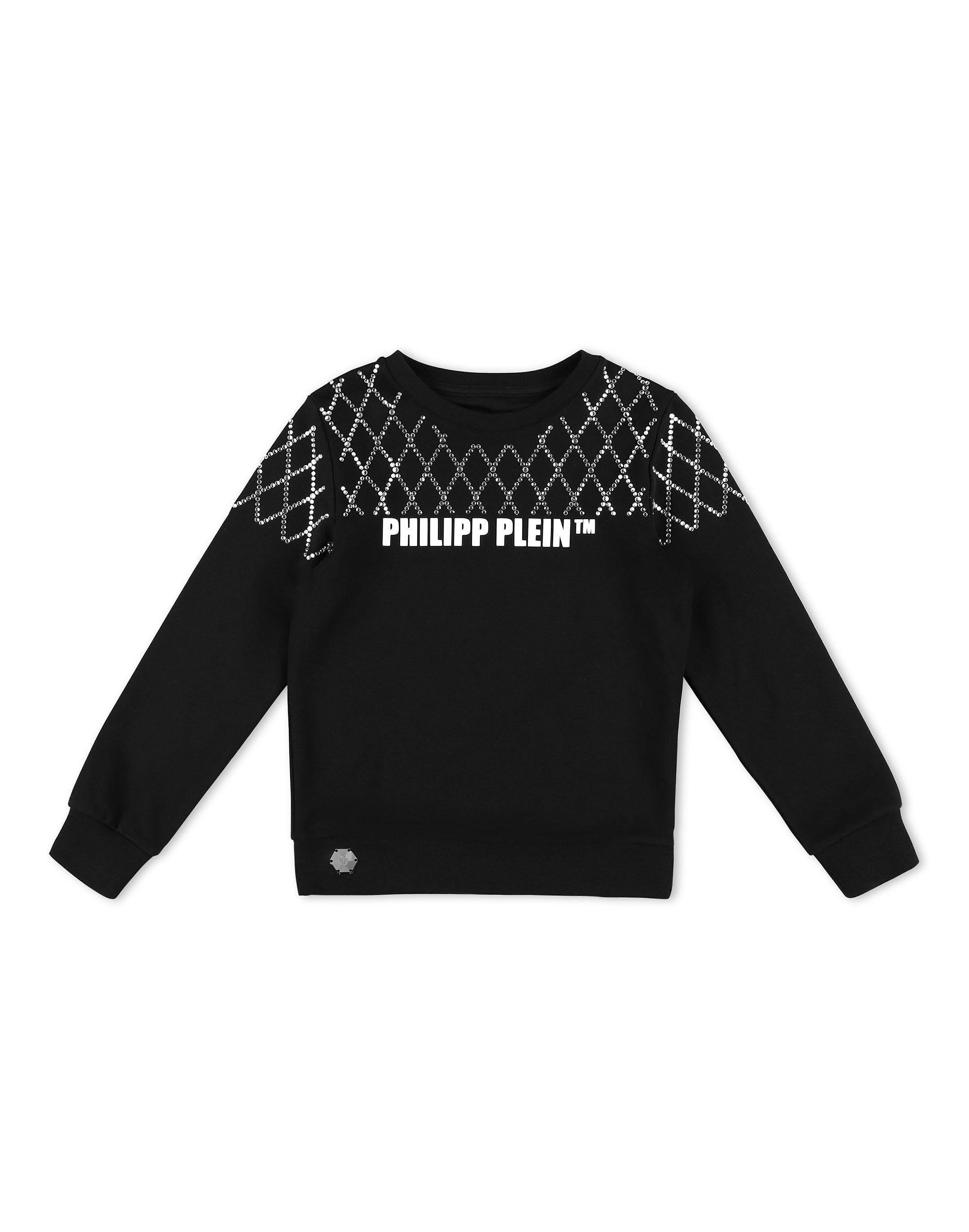 PHILIPP PLEIN Sweatshirt Sweatshirt LS Crystal Plein