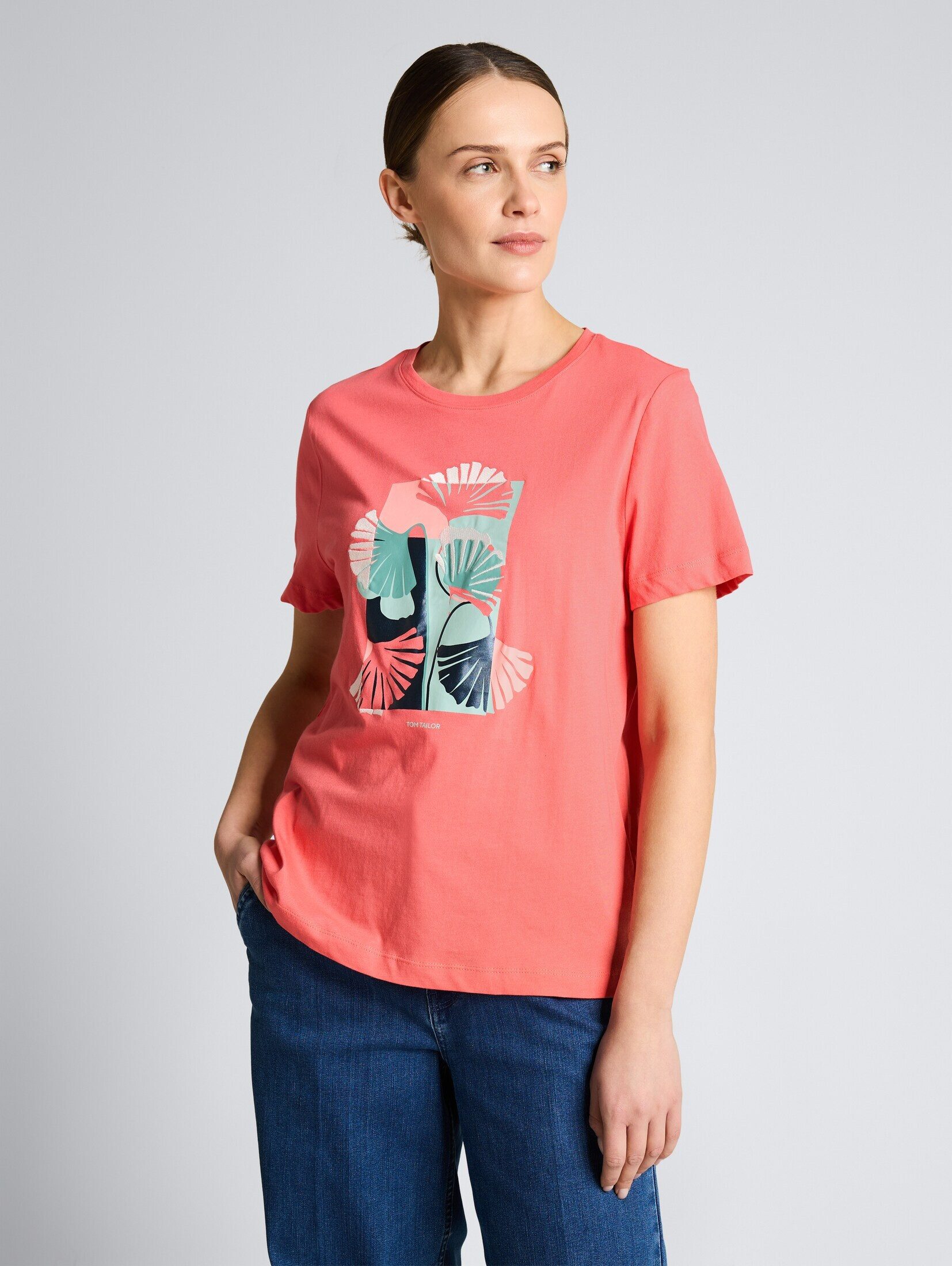 TOM TAILOR T-Shirt T-Shirt T-Shirt mit Print