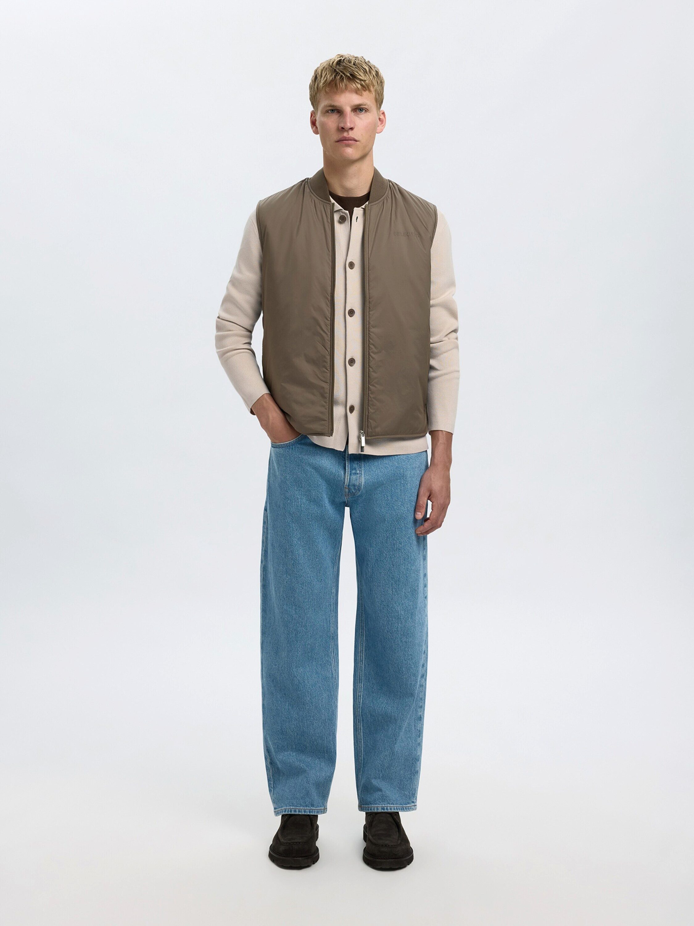 Selected Strickjacke SLHMIKE (1-tlg) Plain/ohne Details