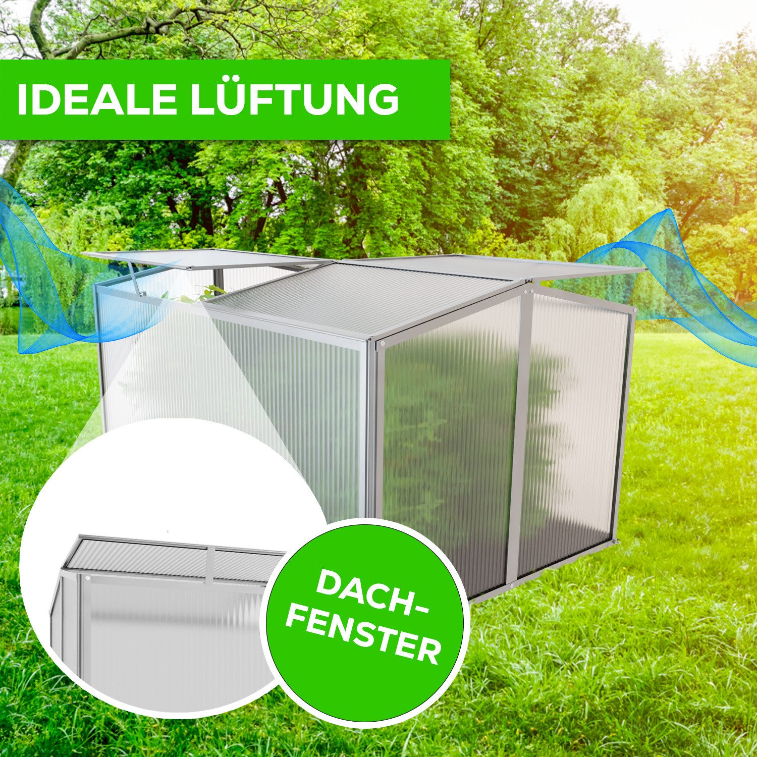 GARMIO Gewächshaus Gewächshaus PROTEA ...