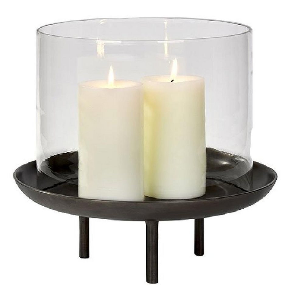 Glas Kerzenhalter mit Windlicht Isumi (31x36cm) Lambert