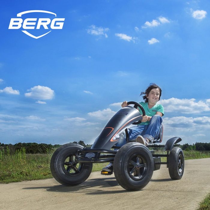 Berg Go-Kart BERG Gokart Black Edition schwarz BFR-3 mit Gangschaltung mit Gangschaltung