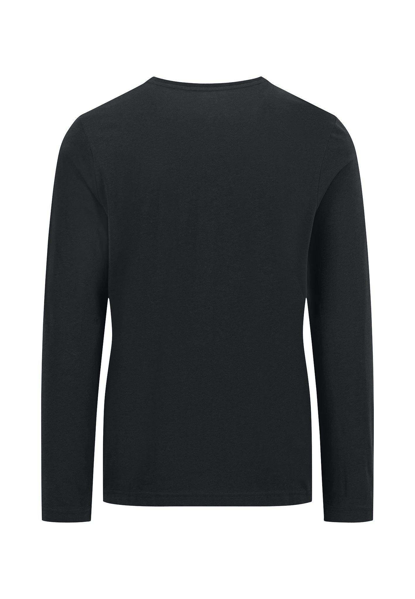 FYNCH-HATTON Langarmshirt, mit Logo-Bestickung auf der Brust günstig online kaufen