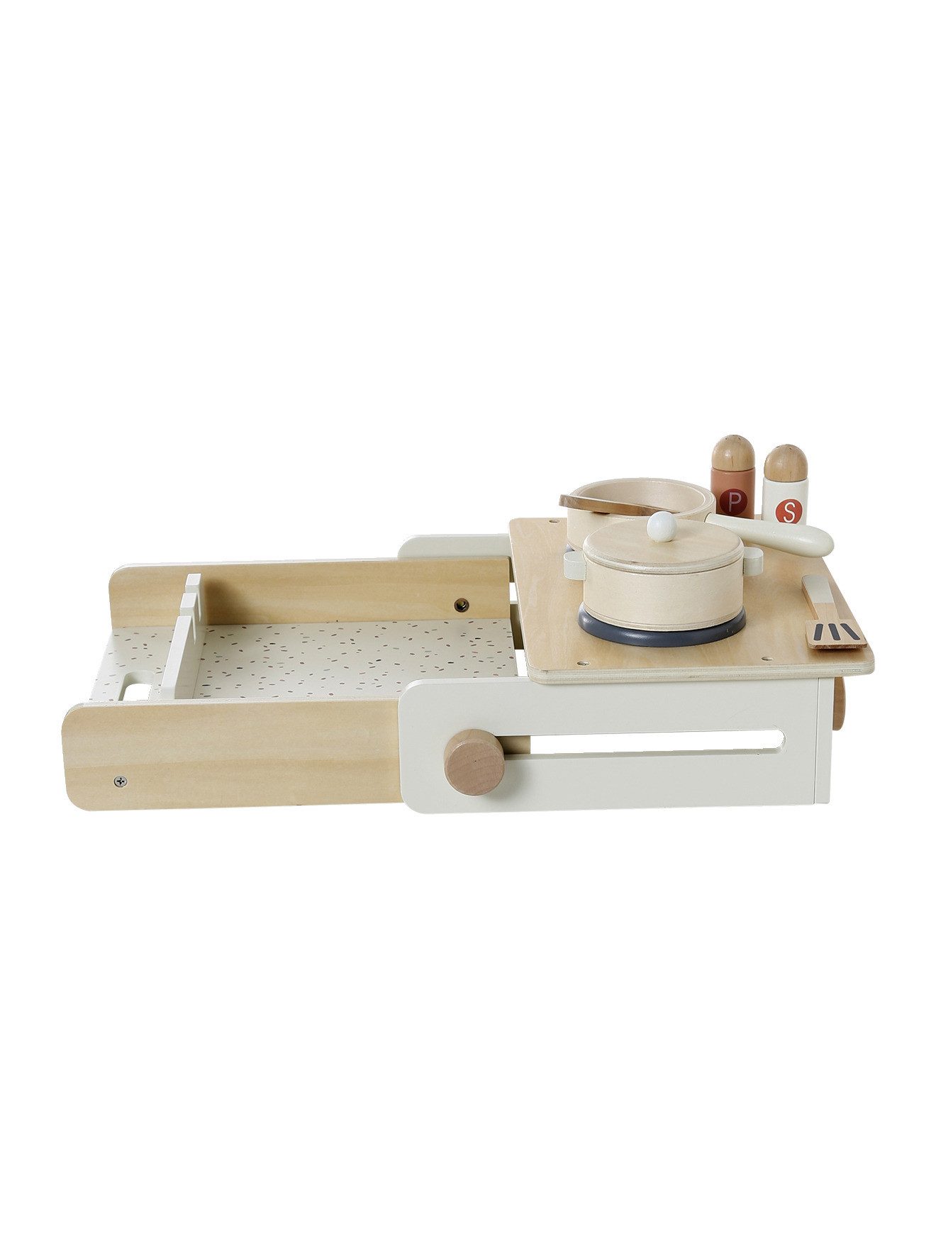 vertbaudet Spielküche Kinder Mini-Spielküche Holz, Holz FSC®