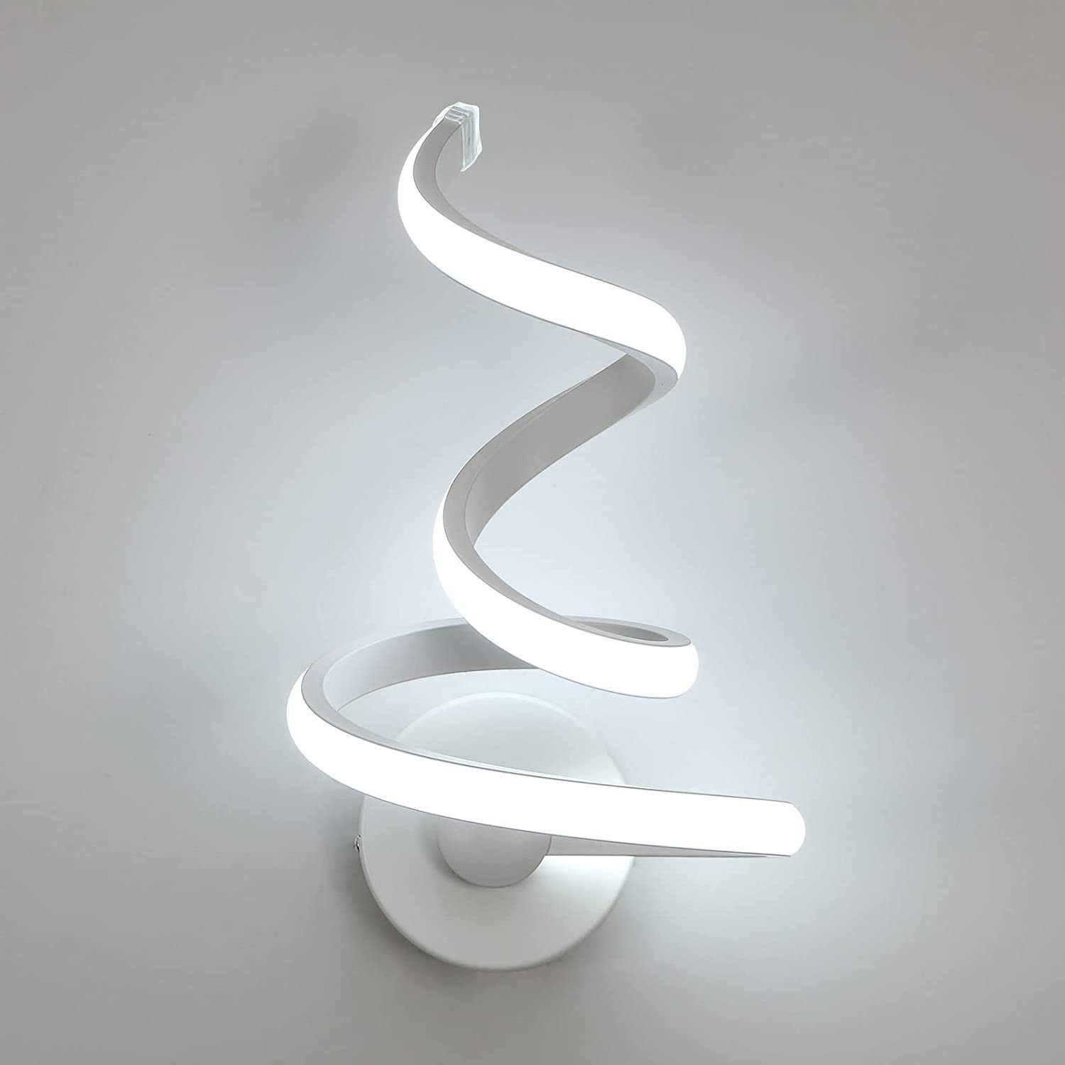 Goeco Wandleuchte LED Wandlampe Aluminium Schlangenform, günstig online kaufen