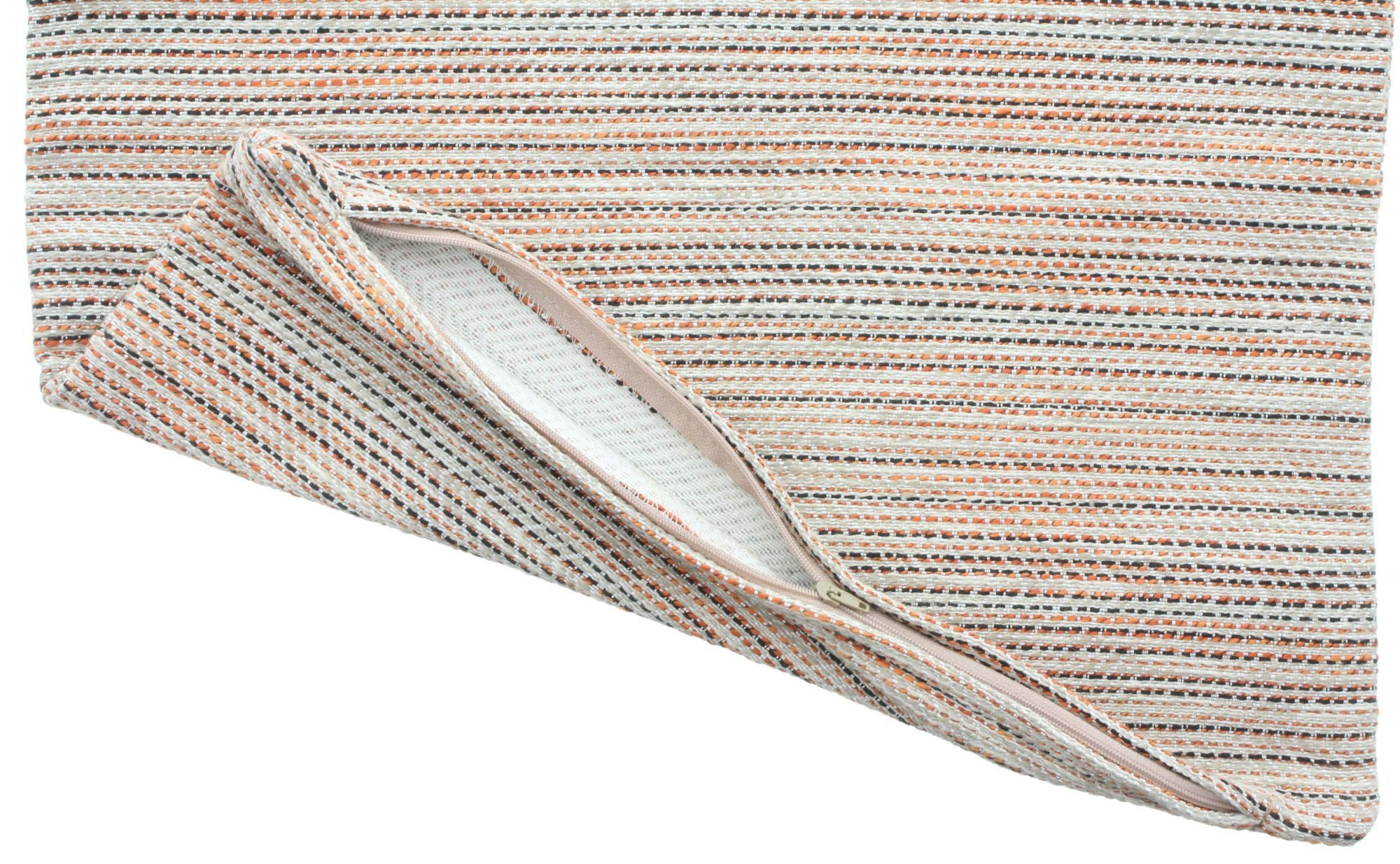 Frank Flechtwaren Kissenhülle, Kissenhülle Farbstruktur