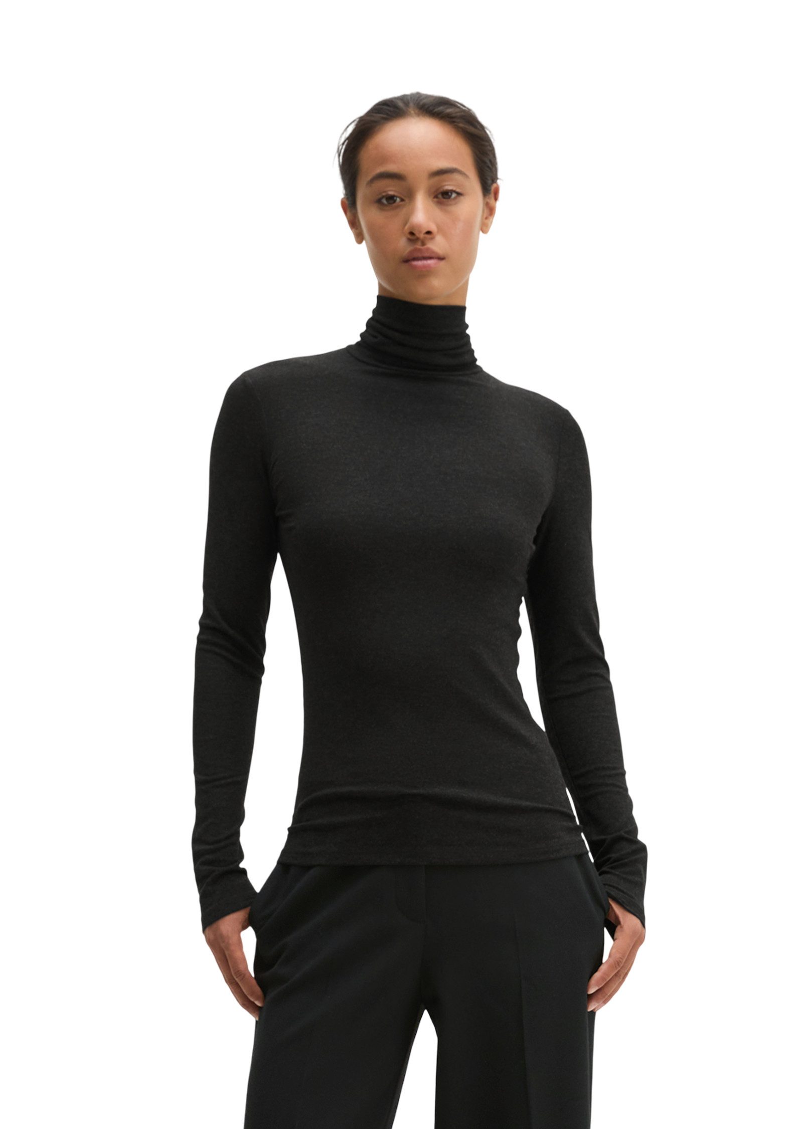 Marc O'Polo Langarmshirt aus TENCEL™ Modal-Stretch