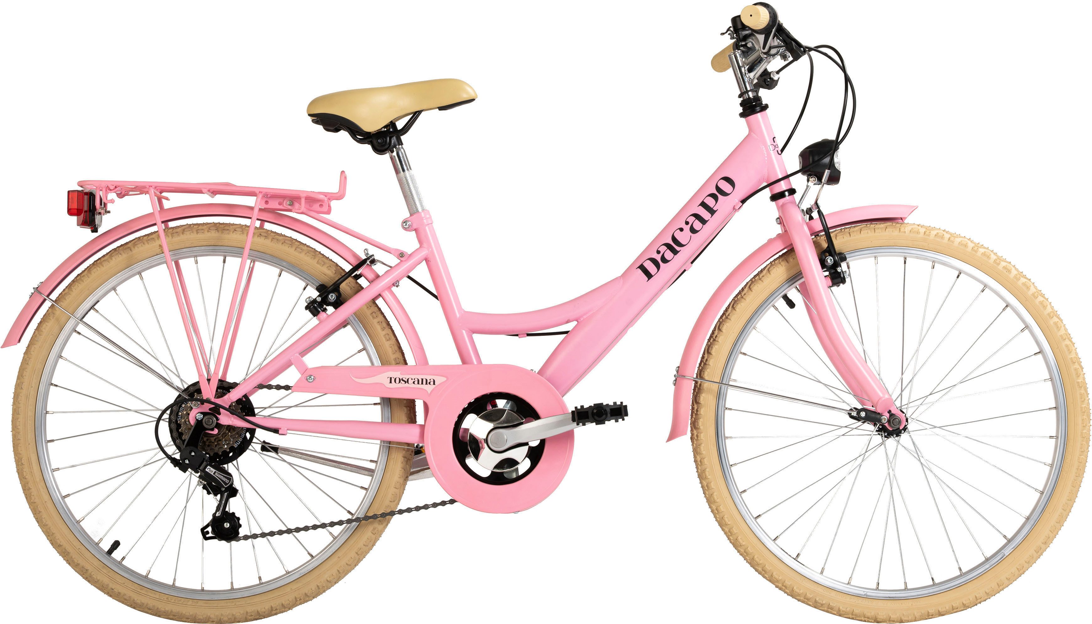 Dacapo Kinderfahrrad Toscana, 6 Gang, Kettenschaltung