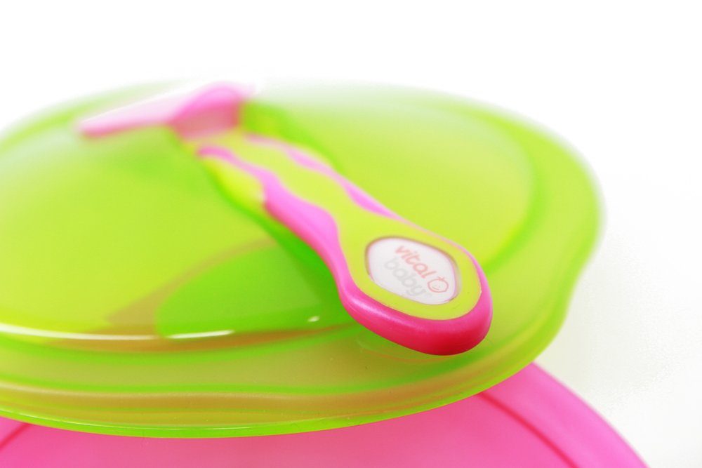 Vital Baby Teller Unbelievabowl - Teller mit Saugfuß, Deckel & Löffel