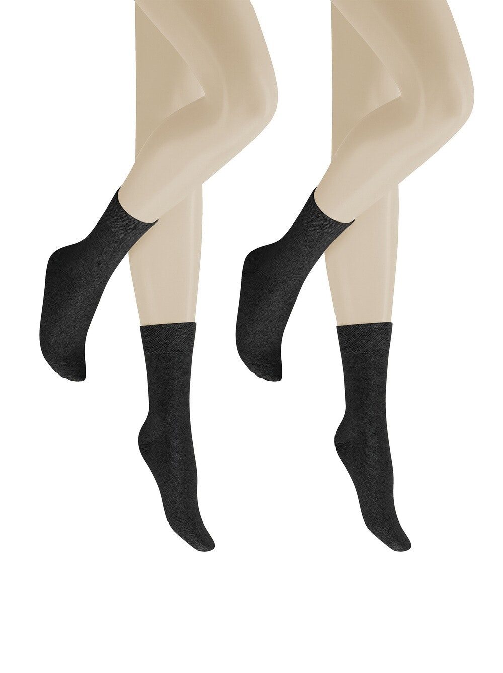 Hudson Socken ONLY 2-PACK (2er Pack) Komfortbund mit weitem Fußausschnitt